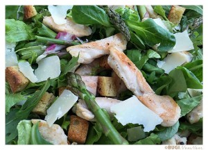 ceasar salad med croutoner