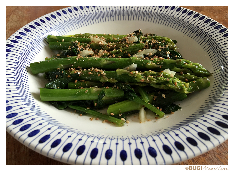 asparges og spinat